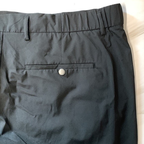 NWT Thomas Dean | Performance Nylon Blend Black Men’s Pants - Picture 9 of 11